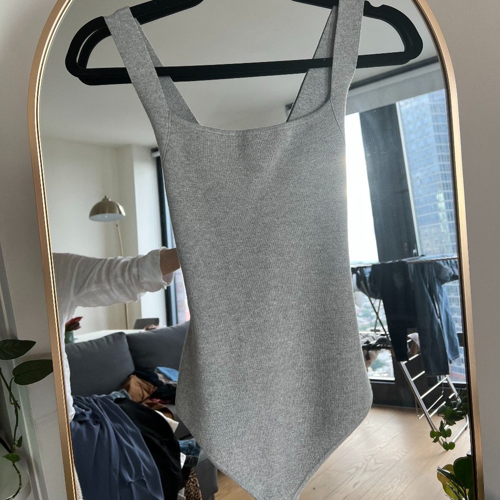 Knitted Grey Body Suit Never Worn